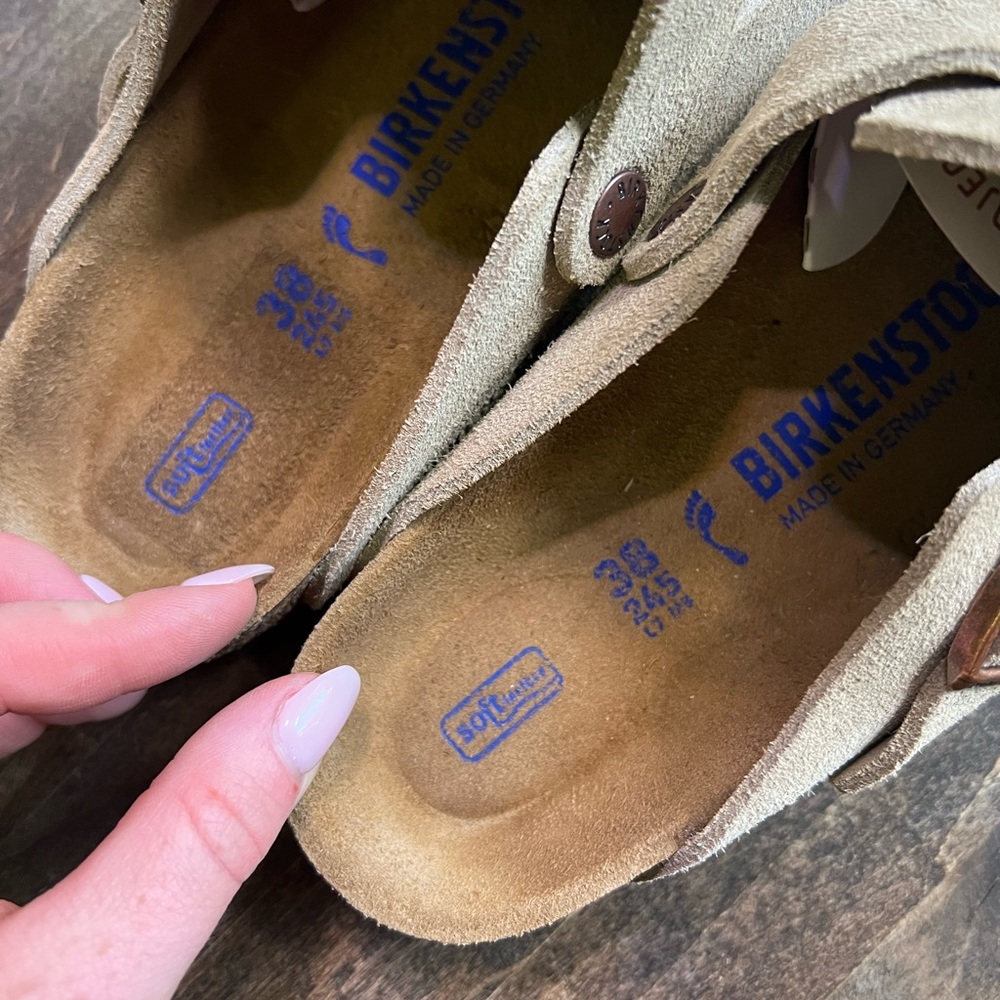 NWOT Birkenstock Boston Clog Taupe - Picture 5 of 11